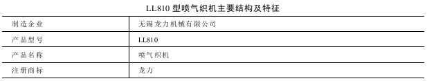 LL型喷气织机